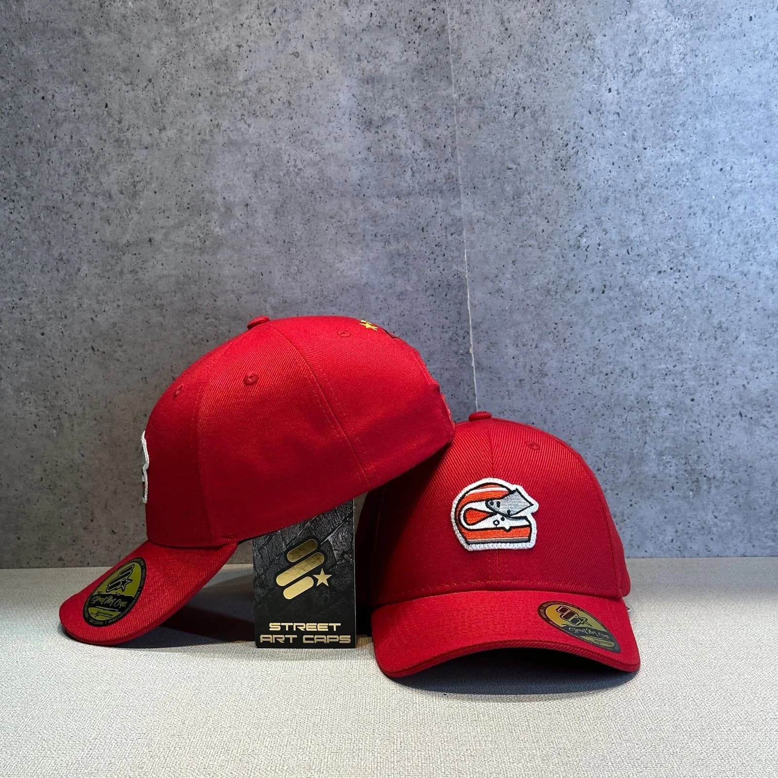 Boné Piquet Sports vintage - vermelho
