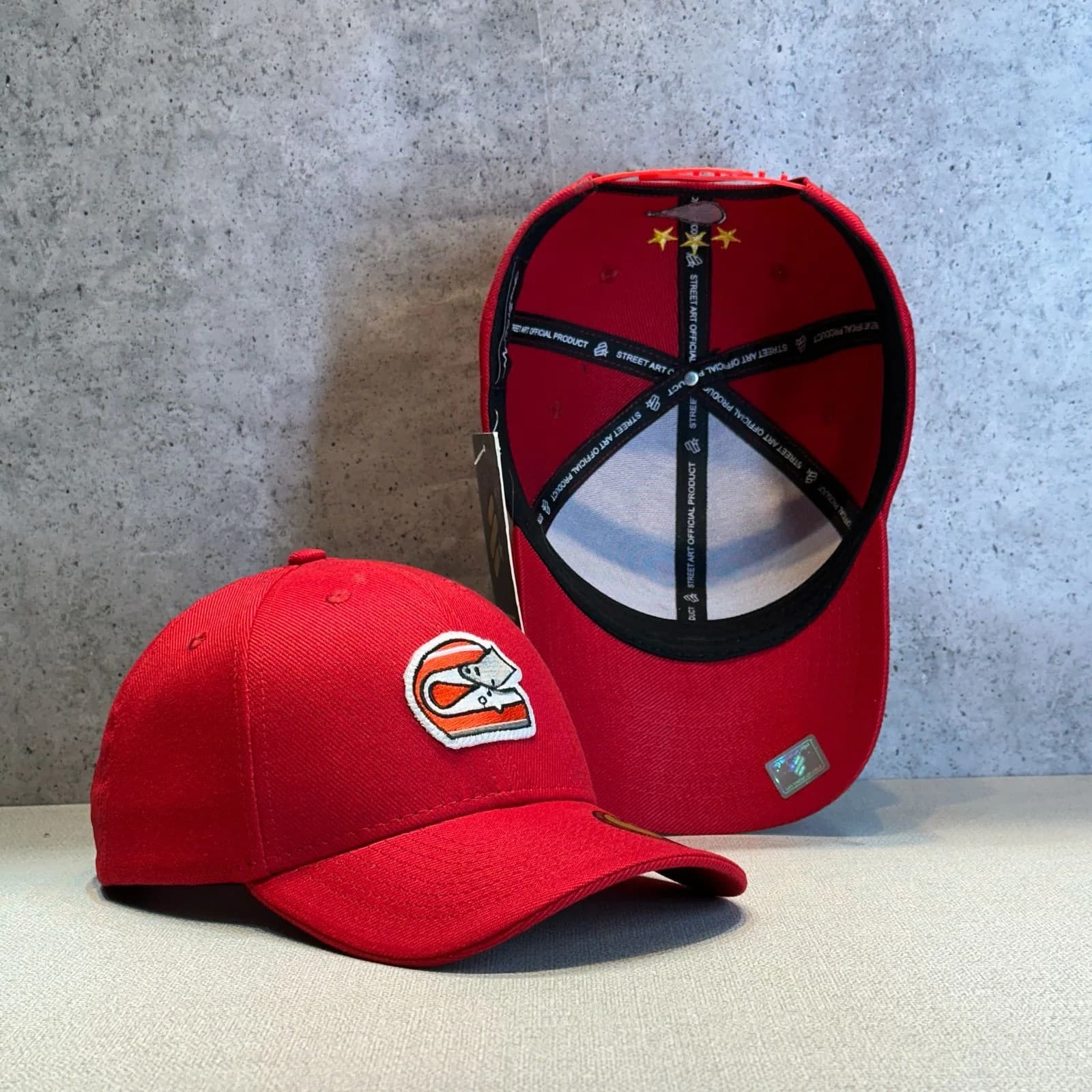 Boné Piquet Sports vintage - vermelho