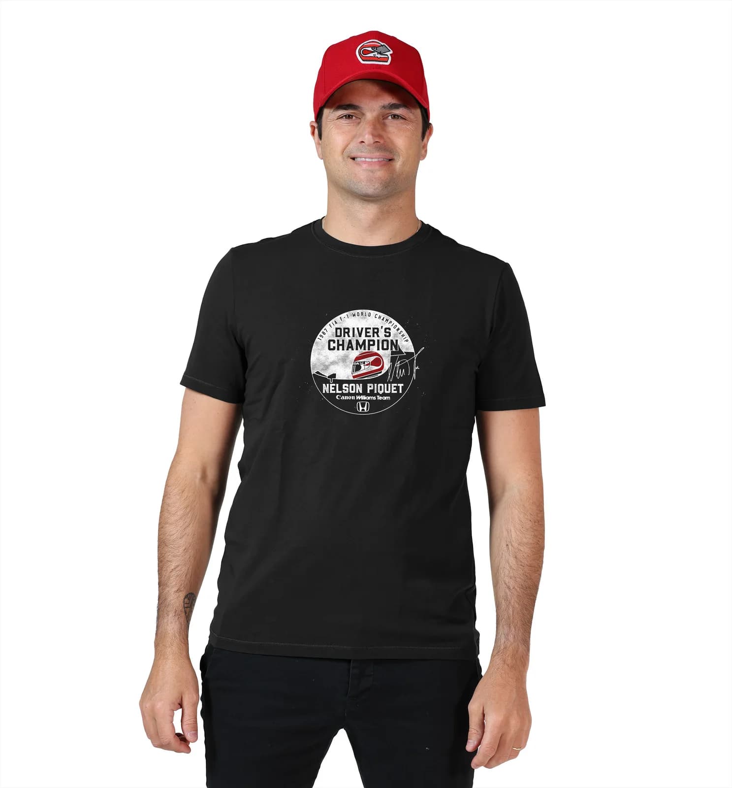 Camiseta Nelson Piquet Williams F1 World Champion 1987