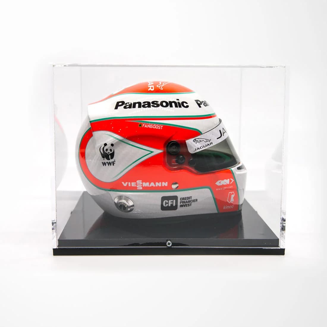 Miniatura 1:2 Capacete Nelson Piquet Jr 2018 Formula e