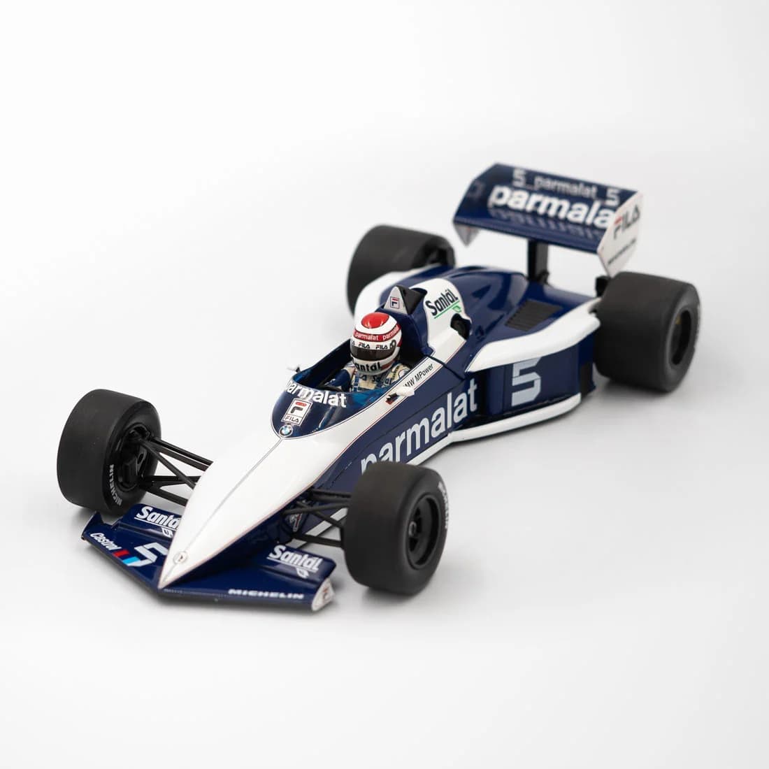 Miniatura Autografada Nelson Piquet Campeão 1983