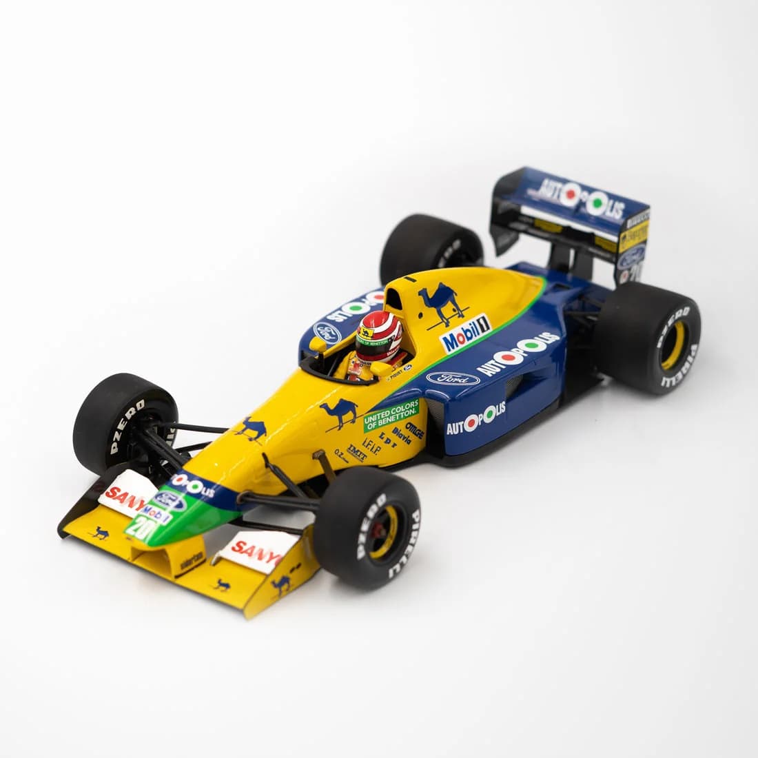 Miniatura Nelson Piquet Benetton B191 - 1991 1:18 Autografada