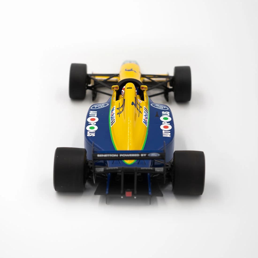 Miniatura Nelson Piquet Benetton B191 - 1991 1:18 Autografada
