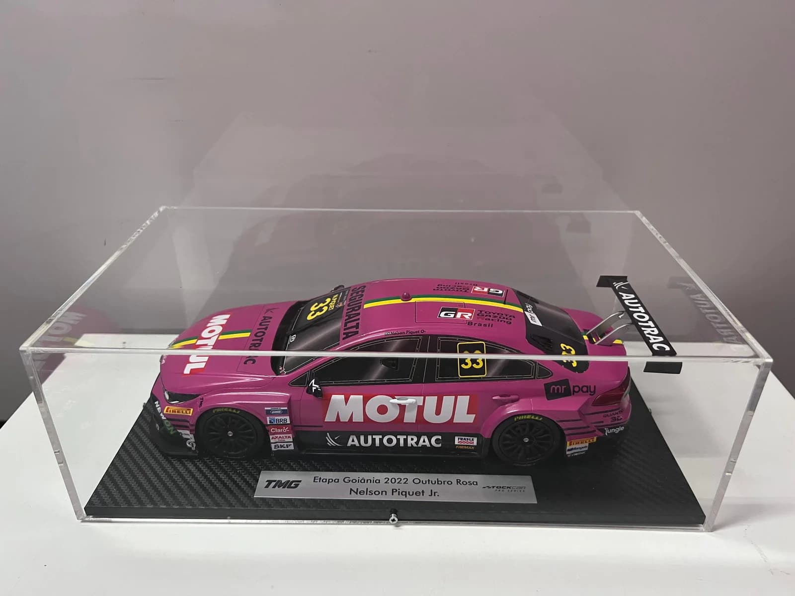 Miniatura NPJr Stock Car Outubro Rosa 2022 1:18